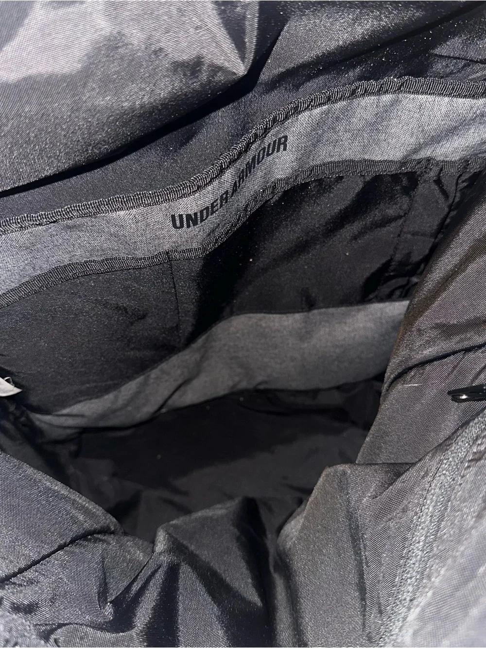 Under Armour Gray and Black Backpack with Front Buckle